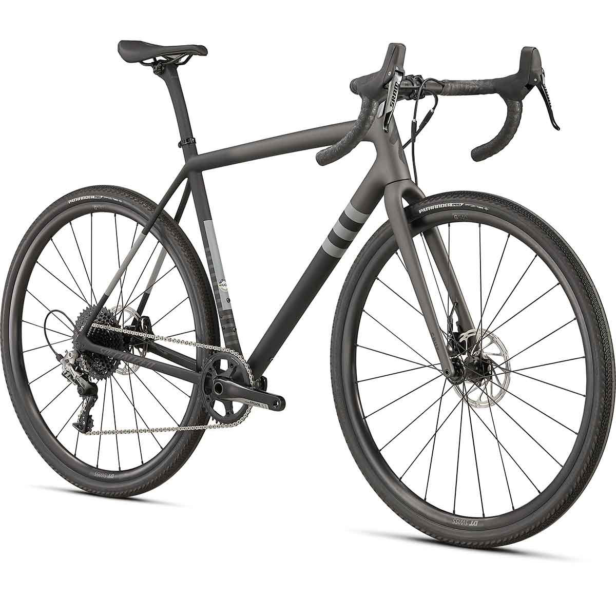 Specialized Crux Comp Bike in Smoke Black and Clear Gray